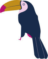 Ilustracion vector tucán