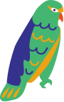 Ilustracion vector loro